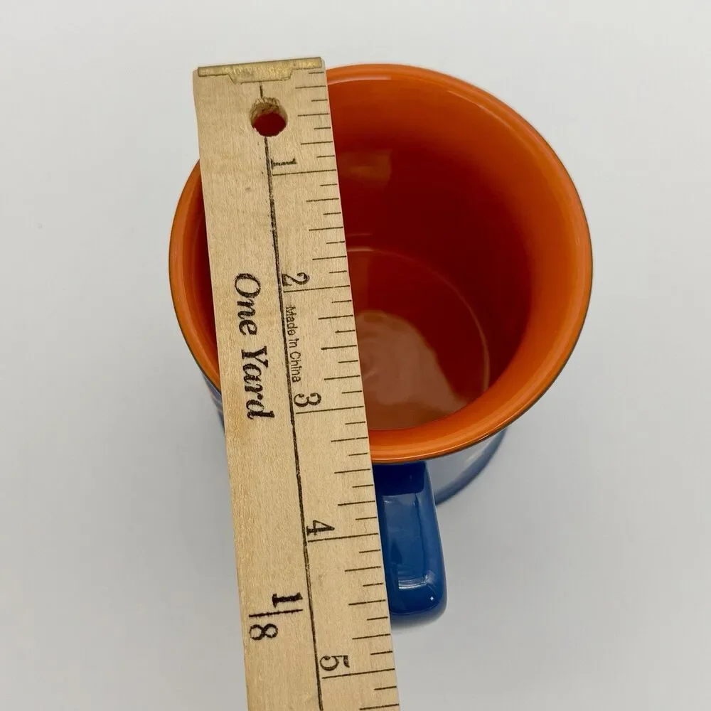 NEW YORK METS Blue Orange Coffee Cup Mug Ceramic Major League Baseball MLB Fans